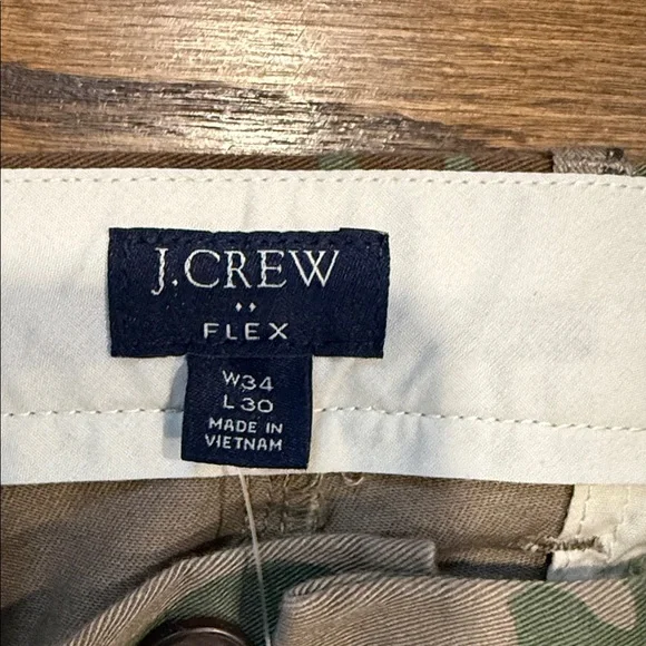 J. Crew Men's Green and Brown Cano pants 34x 30 - Picture 3 of 7
